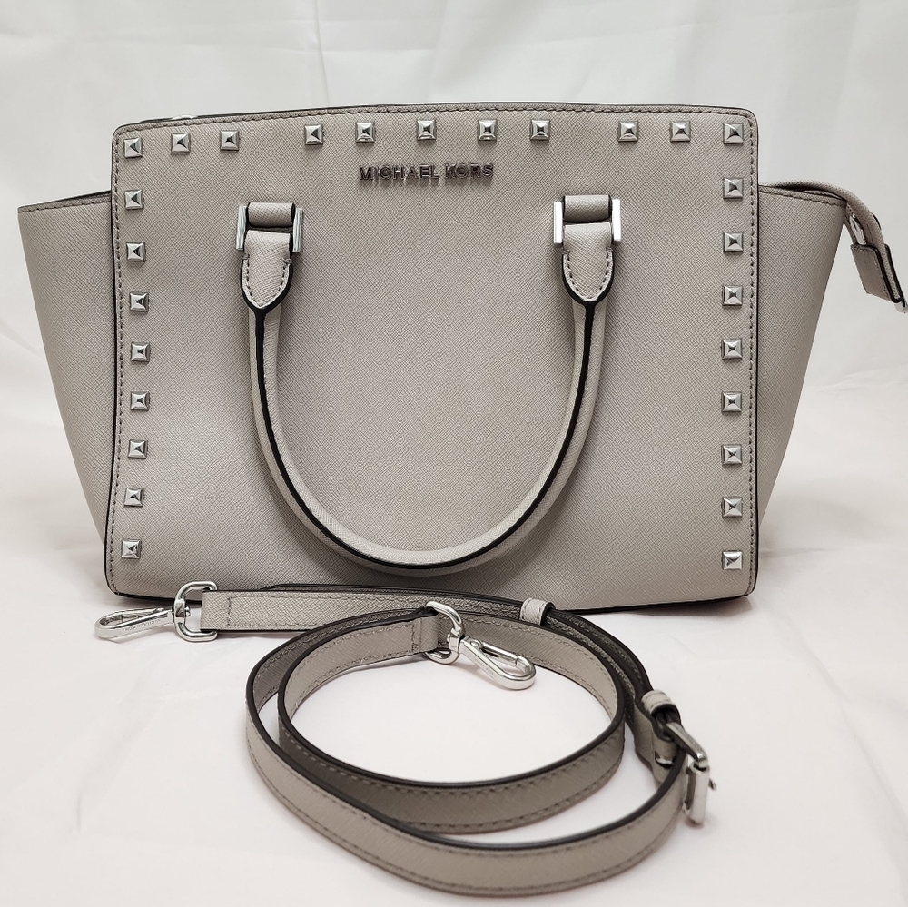 Authentic Michael Kors Selma Stud Satchel